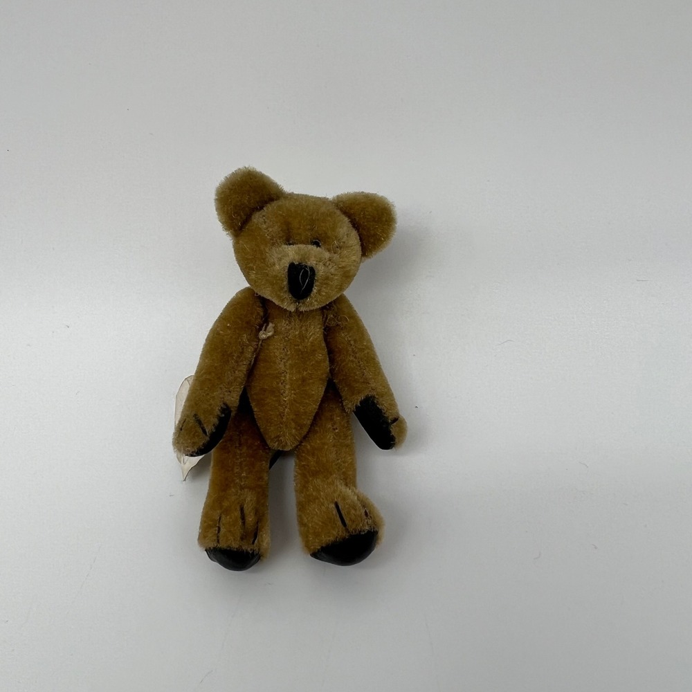 VTG Boyds Bears T.F. Wuzzies Trevor Miniature Teddy Bear 3 Inch Jointed